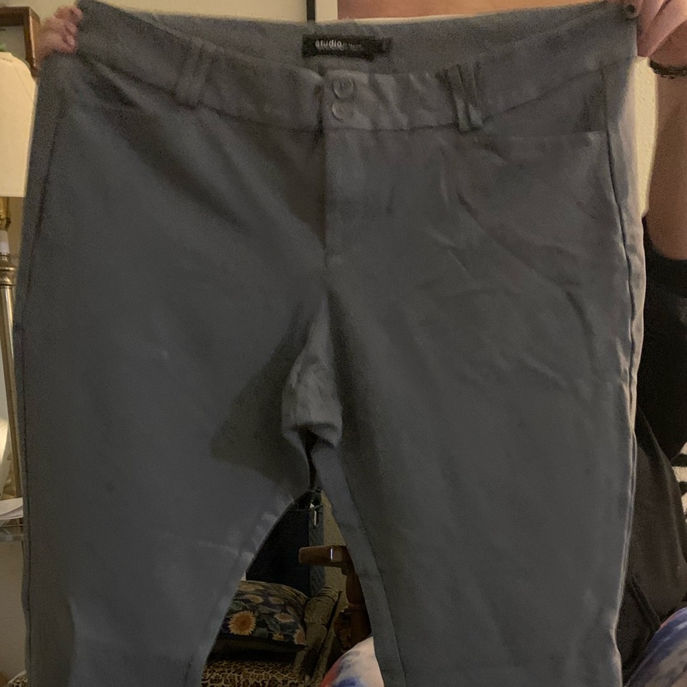 Gray slacks by Torrid
